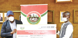 Lutte contre la COVID-19 : les industries minières injectent 200 millions F CFA