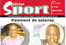 Une Sidwaya Sport du 28-04-2020