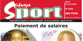 Une Sidwaya Sport du 28-04-2020