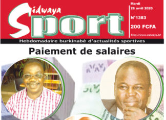 Une sport du 28-04-2020