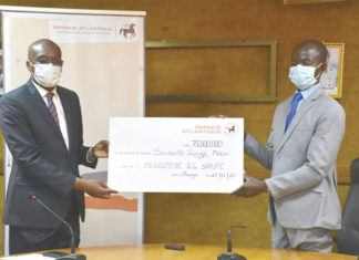 Lutte contre le COVID-19 : La Banque Atlantique débourse 75 millions F CFA