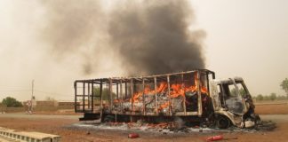 CAMEG de Tenkodogo: Un camion de ravitaillement et son contenu consumés