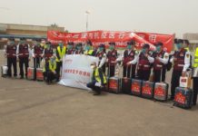 Covid-19 : 12 médecins chinois a Ouagadougou pour lutter contre le virus.