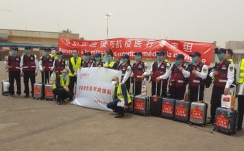 Covid-19 : 12 médecins chinois a Ouagadougou pour lutter contre le virus.