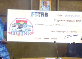 Lutte contre le COVID-19 : La faîtière des transporteurs mise 20 millions F CFA