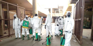 Désinfection des grands marchés: L’opération débutée à Rood Woko