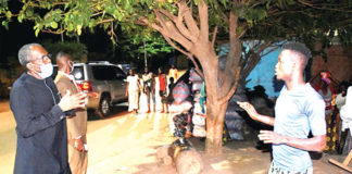 Respect du couvre-feu : Le ministre Ousséni Compaoré en patrouille à Bobo-Dioulasso