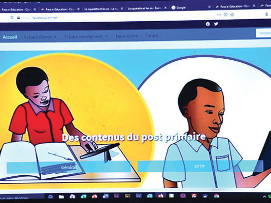 Education en période de crise: Une plateforme d’accès aux ressources pédagogiques