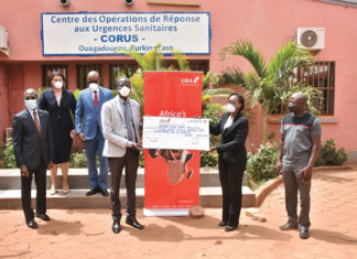 Lutte contre le coronavirus : La Fondation UBA offre plus de 87 millions F CFA