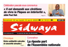 Une du 10-04-2020