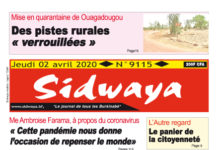 Une du 02-04-2020