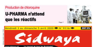 Une Sidwaya du 03 04 2020