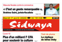 Une du 7-04-2020