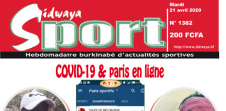 Une Sport du 21-04-2020