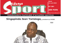 Une Sidwaya Sport du 14 avril 2020
