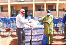 Lutte contre le coronavirus : Nantou Mining apporte du matériel de près de 7 millions F CFA