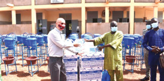 Lutte contre le coronavirus : Nantou Mining apporte du matériel de près de 7 millions F CFA