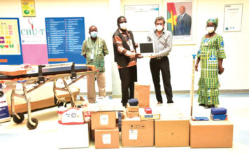 Prise en charge des malades du COVID-19 : DIACFA offre du matériel médical à l’hôpital de Tengandogo