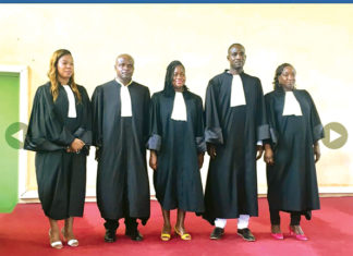 Tribunal de grande instance de Ouagadougou : Cinq nouveaux notaires prêtent serment