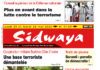 Une Sidwaya du lundi 25 et mardi 26 mai 2020