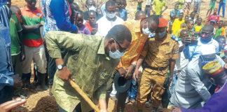 Restauration du barrage de Dawelgué:le coup de pelle de Bala Sakandé