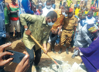 Restauration du barrage de Dawelgué:le coup de pelle de Bala Sakandé