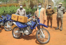 Région du Centre-Est : La Belgique offre 25 motos aux forces de sécurité intérieure