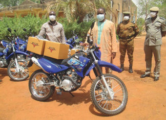 Région du Centre-Est : La Belgique offre 25 motos aux forces de sécurité intérieure