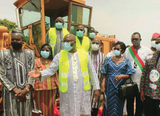 Réalisation des infrastructures du soixantenaire