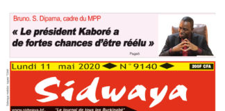 Une Sidwaya du 11 mai 2020