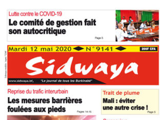 Une Sidwaya du 12 05 2020