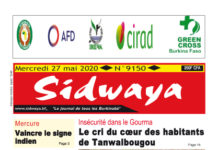 Une du 27-05-2020