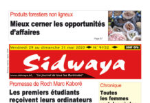 Une Sidwaya du vendredi 29 au dimanche 31 mai 2020