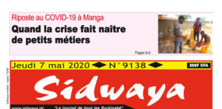 Une sidwaya du 07 05 2020