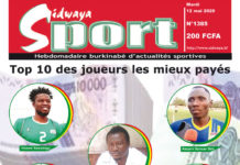 Une Sidwaya Sport du 12 mai 2020