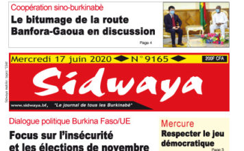 Une du 17-06-2020