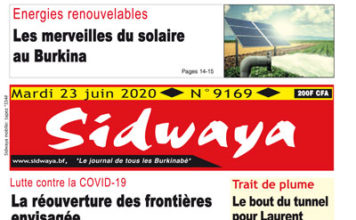 Une Sidwaya du 23 06 2020