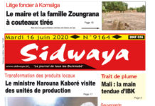 Une sidwaya du 16-06-2020
