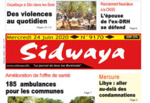 Une Sidwaya du 24 juin 2020