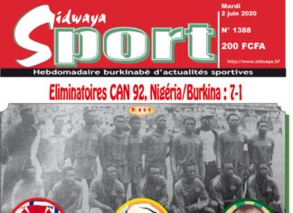 Une Sidwaya Sport du 02 juin 2020