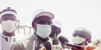 Réhabilitation du barrage de Moussodougou : Le ministre Ambroise Ouédraogo s’assure de la qualité des travaux