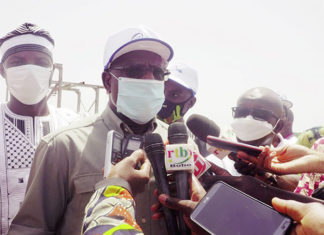 Réhabilitation du barrage de Moussodougou : Le ministre Ambroise Ouédraogo s’assure de la qualité des travaux