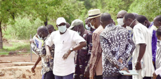Accès à l’eau potable dans les Hauts-Bassins : Ambroise Ouédraogo visite les chantiers des infrastructures