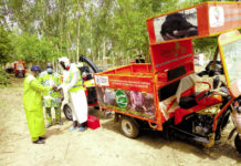 Fabrication de compost: des producteurs outillés et dotés de matériel