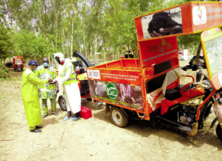 Fabrication de compost: des producteurs outillés et dotés de matériel
