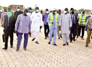 Boulevard de contournement de Ouagadougou : Le Premier ministre satisfait de l’avancement des travaux