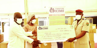 Lutte contre le terrorisme et la COVID-19 : La Fondation KIMI contribue pour 200 millions F CFA