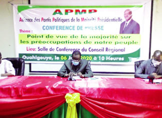 Situation nationale : L’appel de la majorité présidentielle