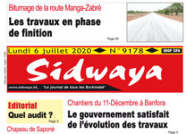 Une Sidwaya du 06 07 2020
