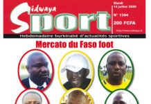 Une Sidwaya Sport du 14 juillet 2020